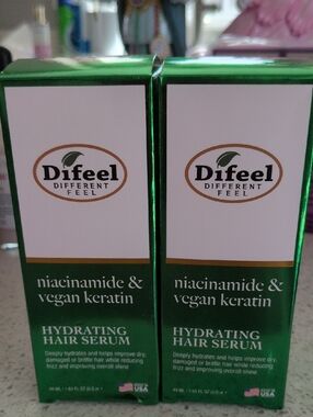 Hydrating Hair Serum with Niacinamide & Vegan Keratin - Green